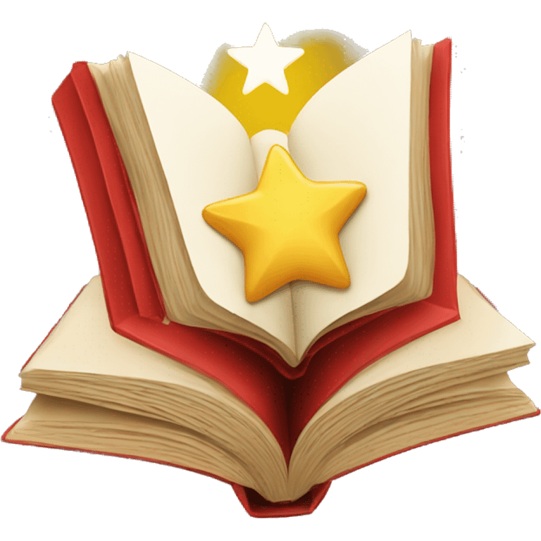 book with a star emoji