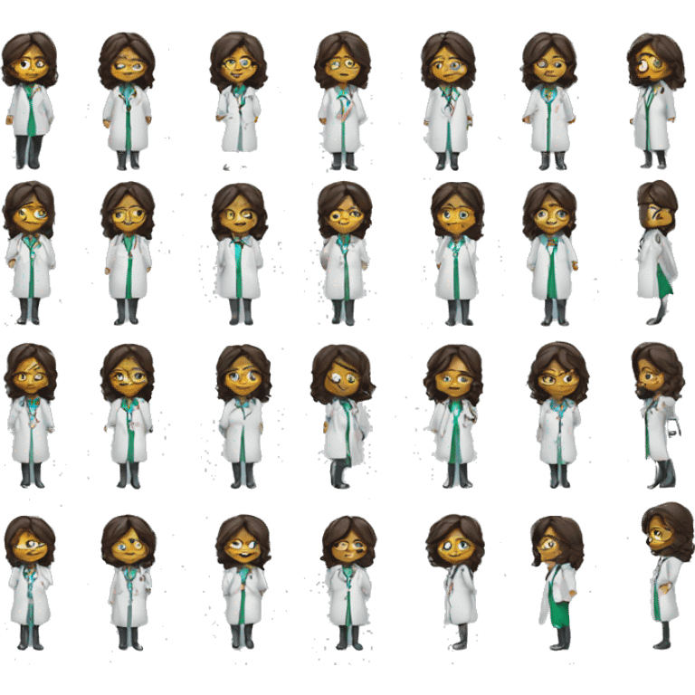 Female doctor full body emoji