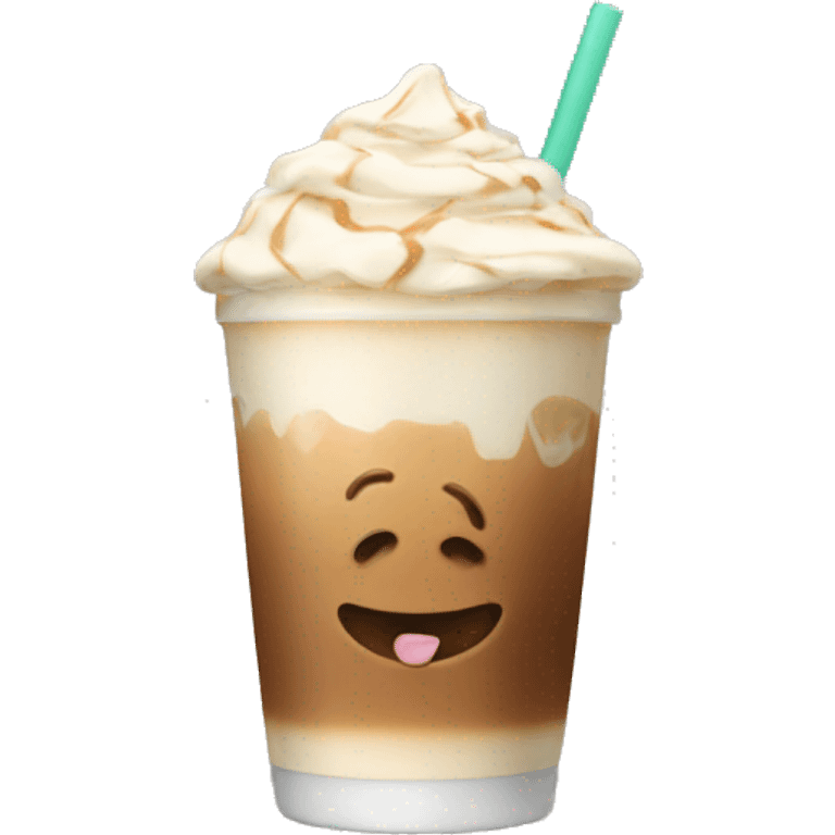 Ice latte emoji