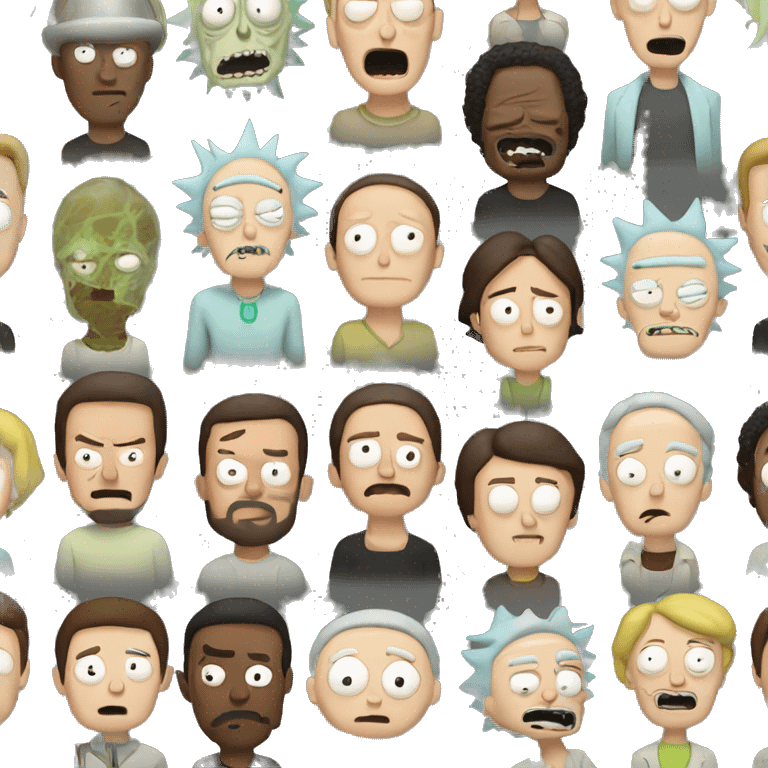 rick and morty emoji