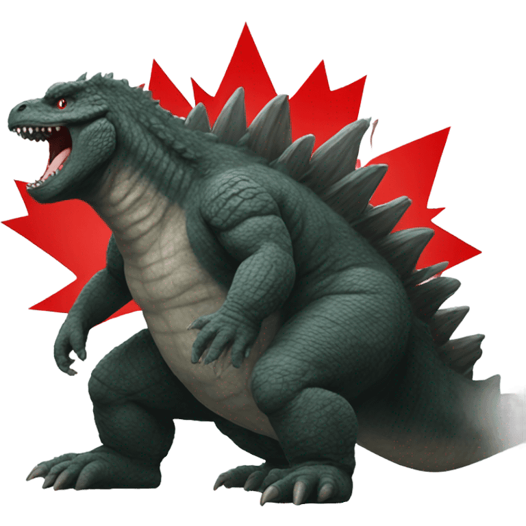 Canadian Godzilla emoji