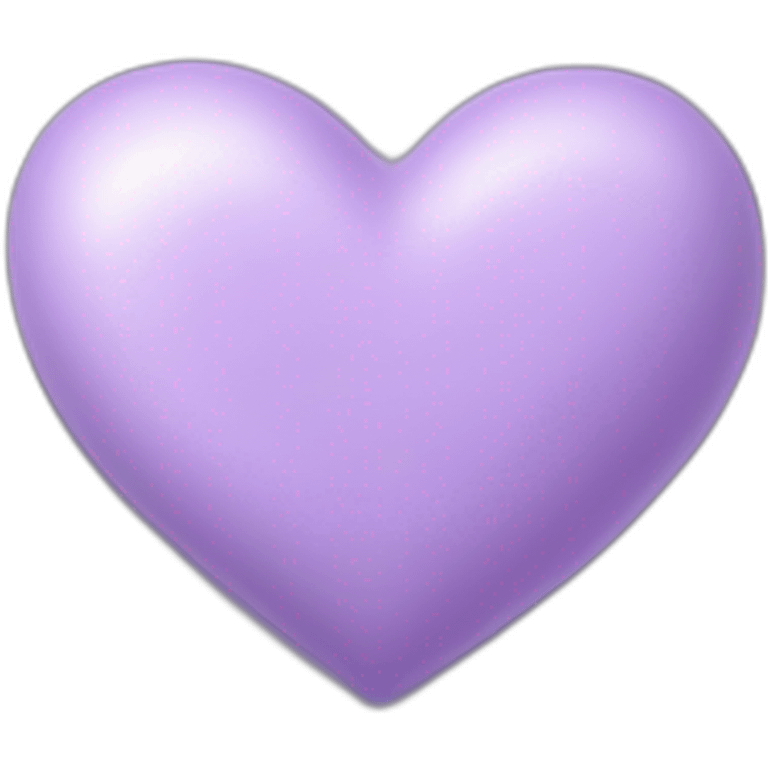 lavender color heart emoji