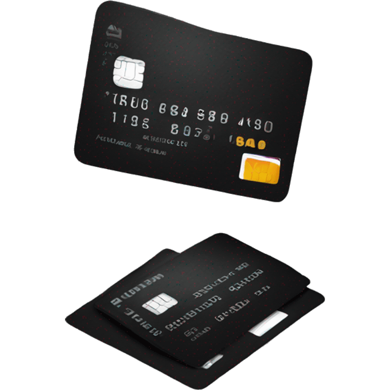 black credit card emoji