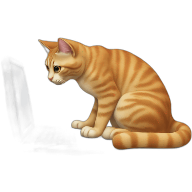 cat-eating-computer emoji