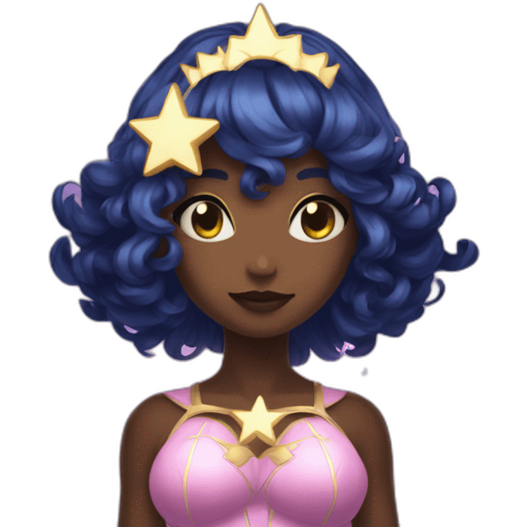 Midnight star Magical girl emoji