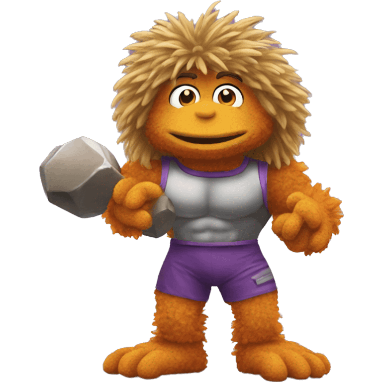 fraggle rocks hot muscle trainer emoji