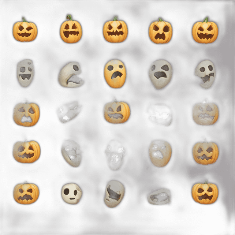 Halloween screem couteau emoji