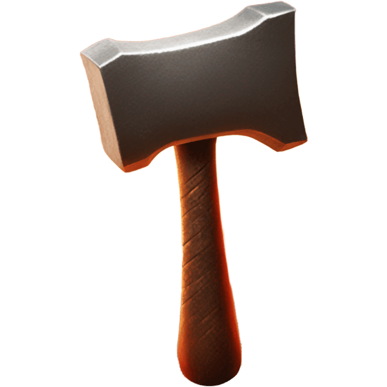 blacksmith hammer on fire emoji