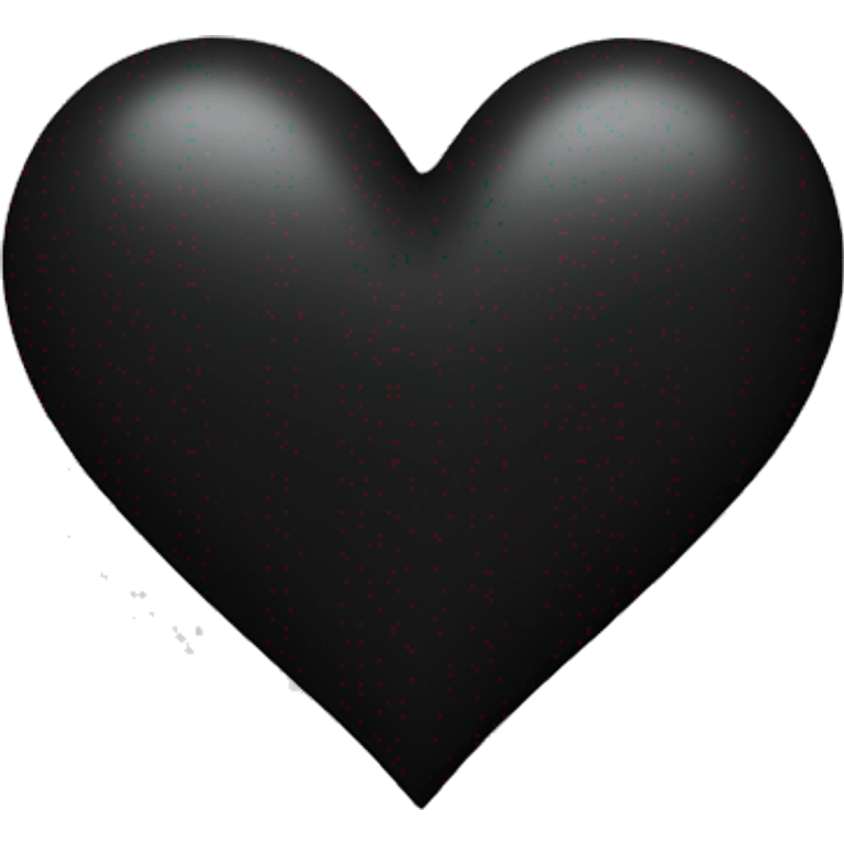 Black heart emoji