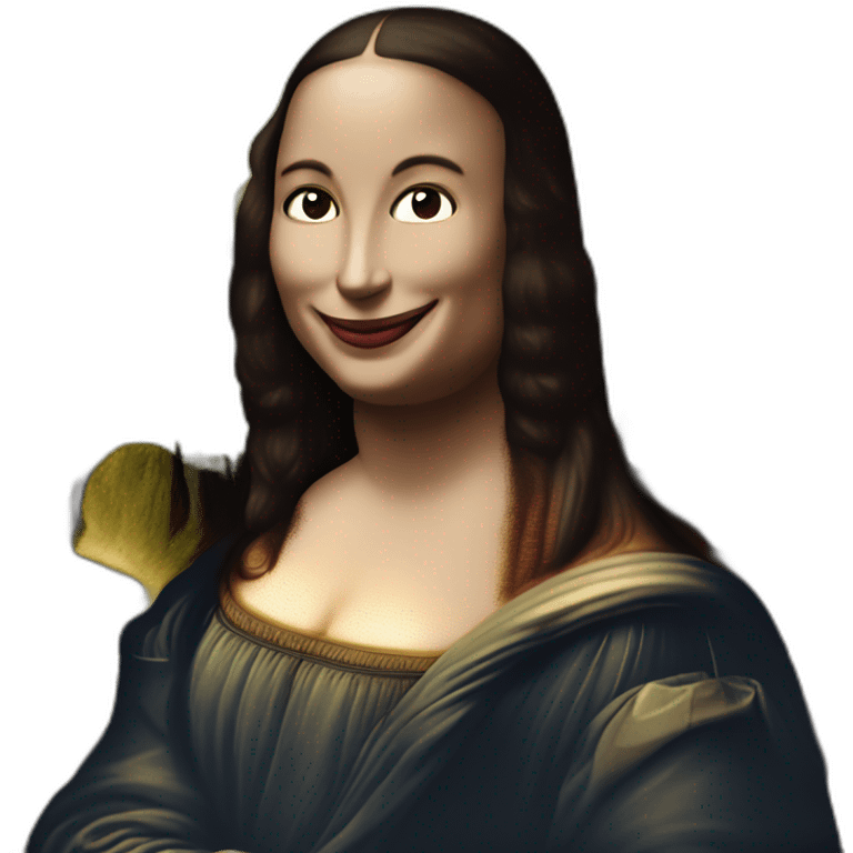 mona lisa classic emoji