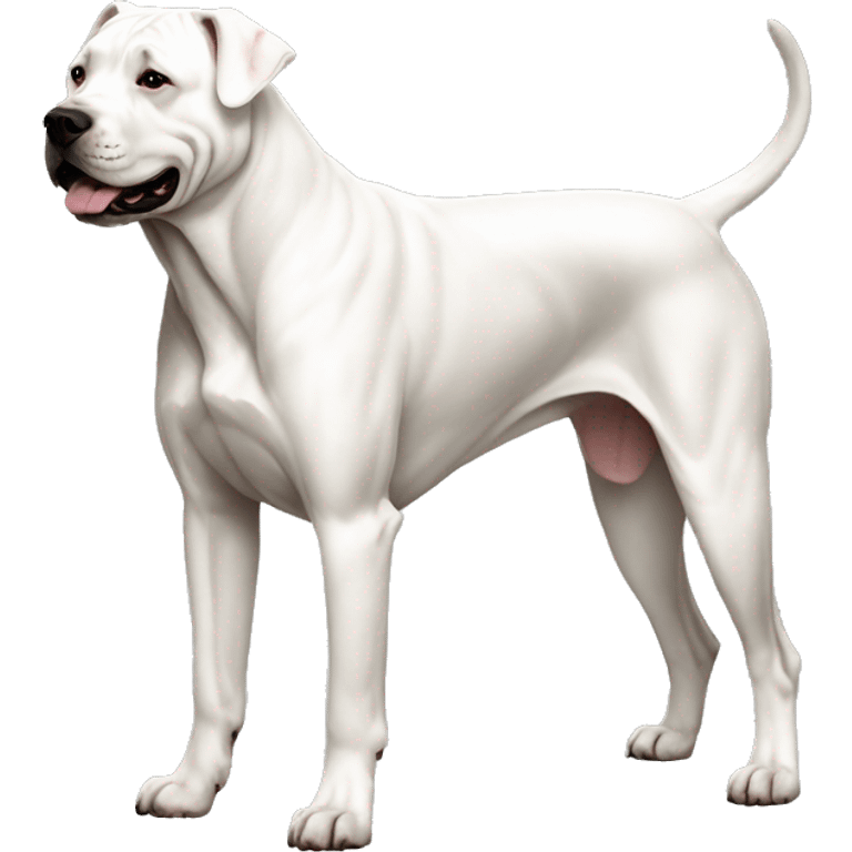 Dogo Argentino Dog Breed Full Body emoji