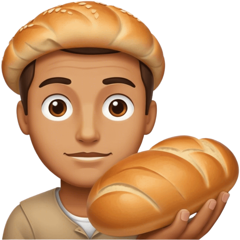 man bread emoji