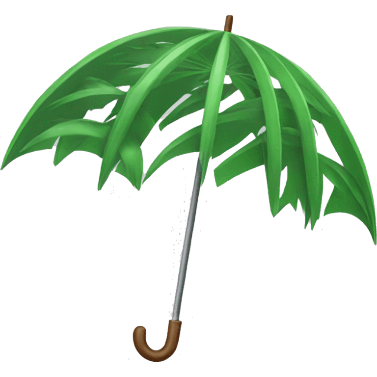 umbrella like palm emoji