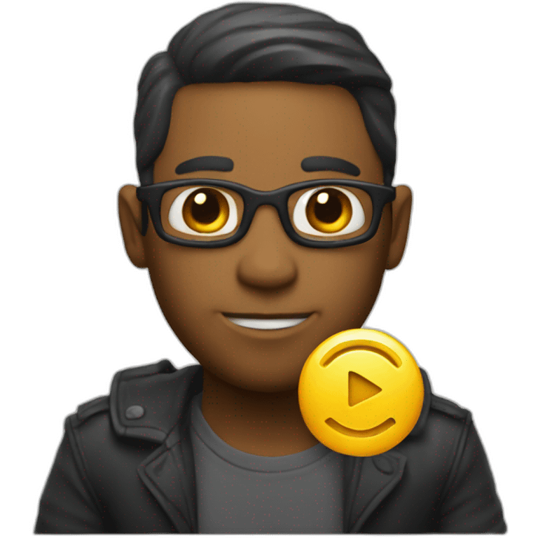 the record in the player emoji