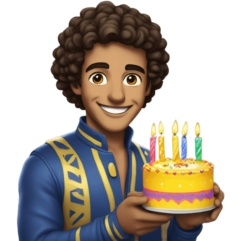 Lando NORRIS Hold birthday cake for you emoji