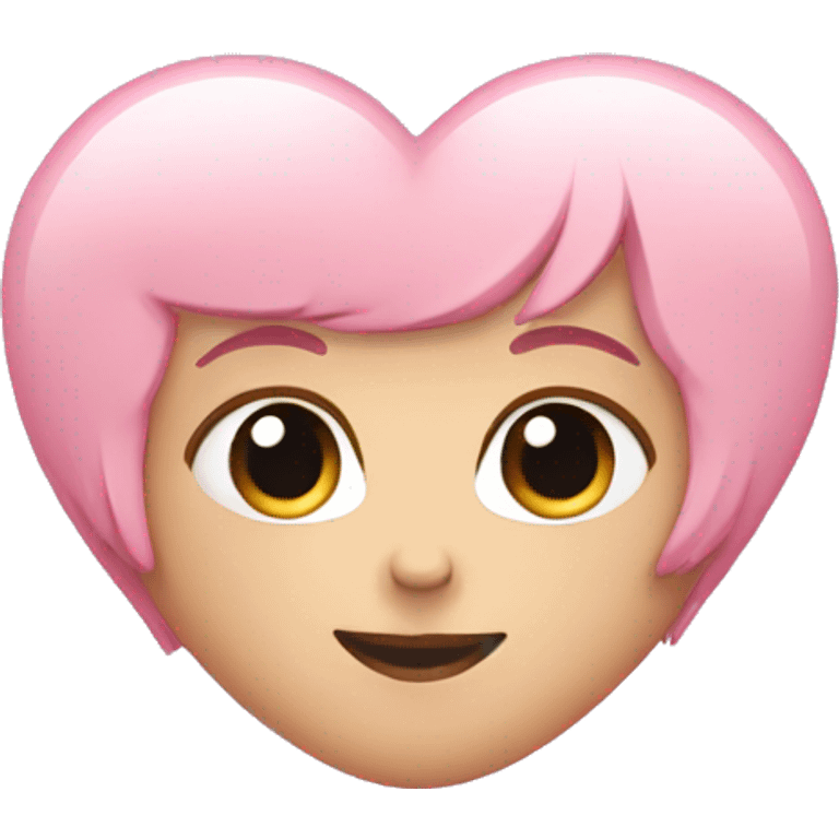 Babypink heart emoji