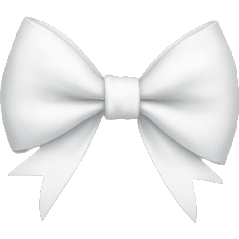 white bow emoji