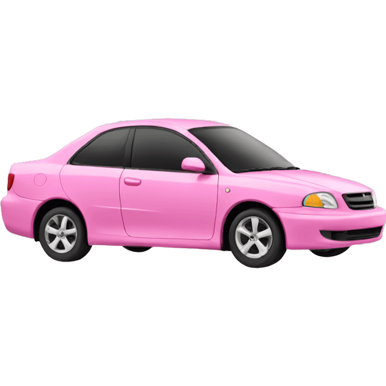 Pink car emoji