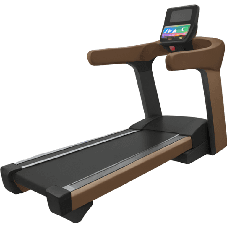 Brown fitness simulator emoji