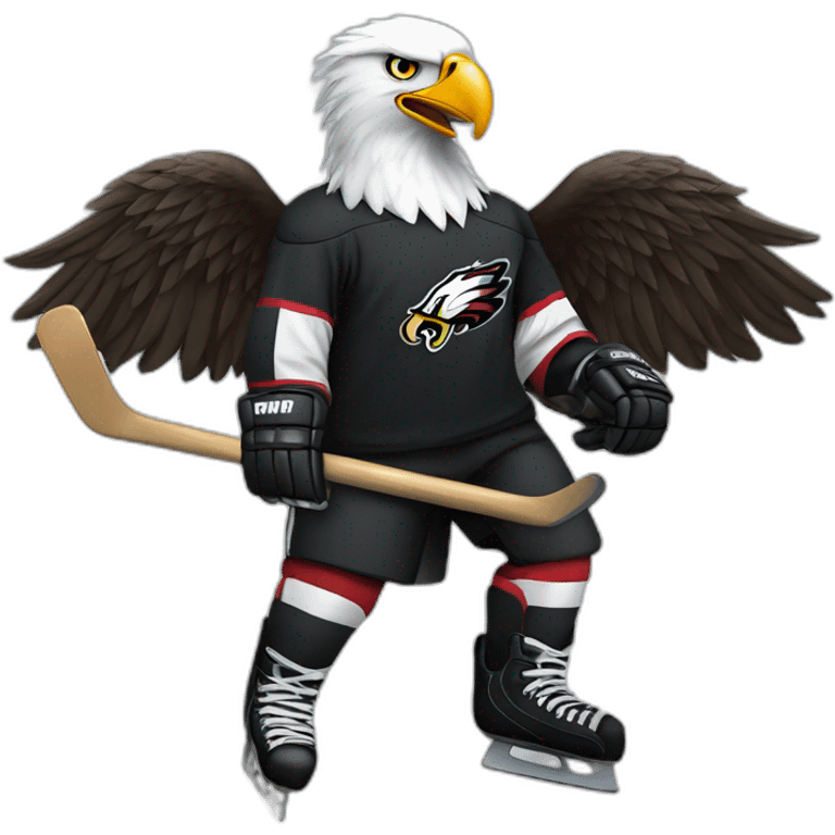 hockey eagle emoji