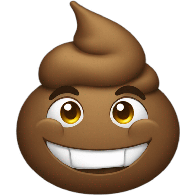 fancy poop emoji