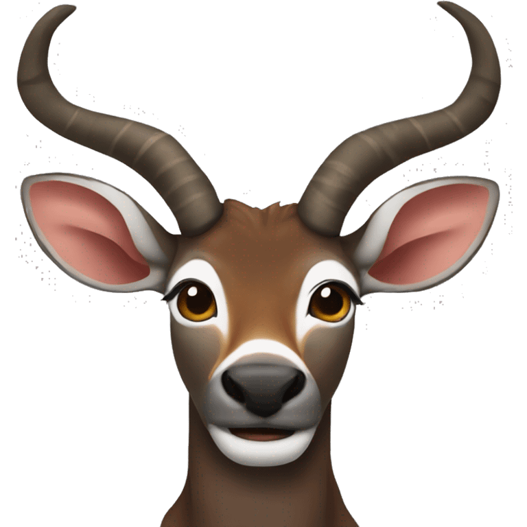 male nyala  emoji