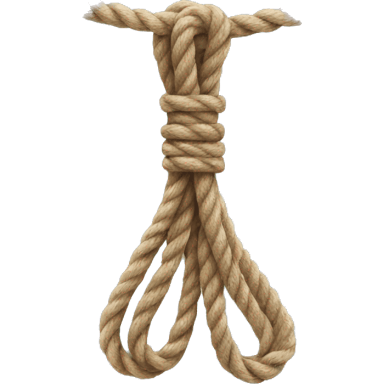 Hanging rope emoji