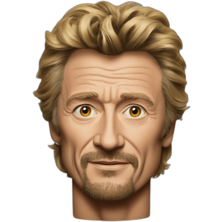 Hyper realistic Johnny Halliday emoji