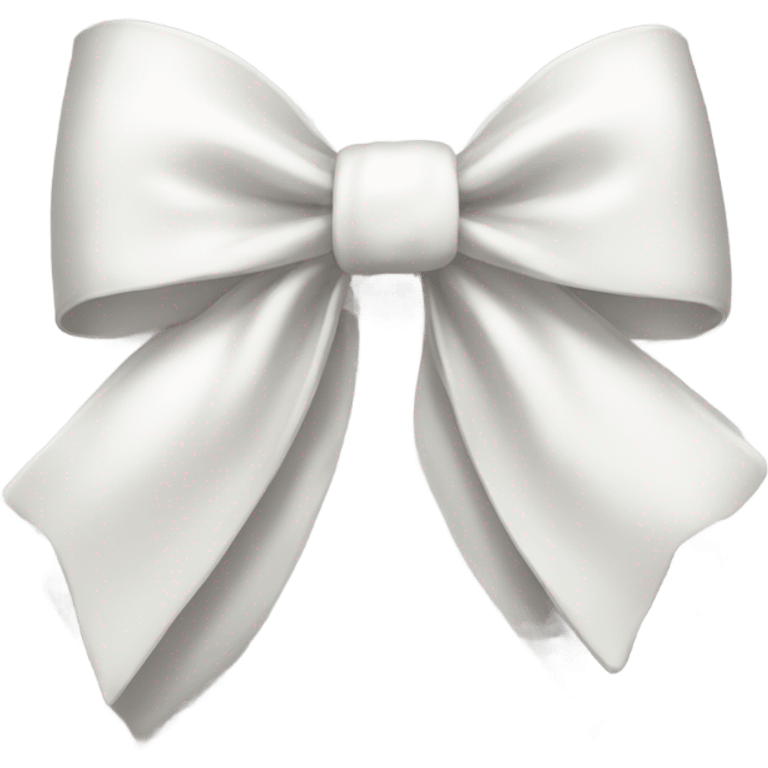 White bow emoji