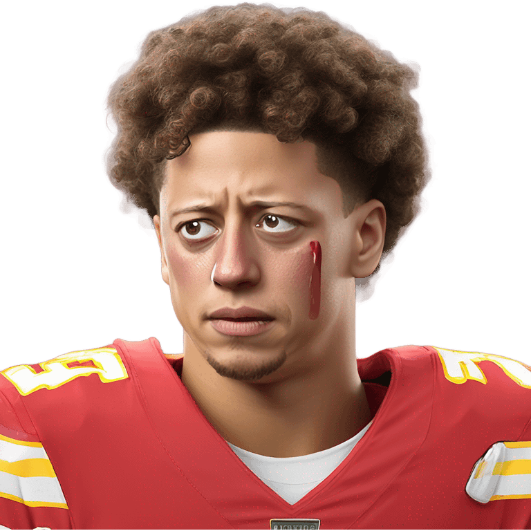 patrick mahomes crying emoji