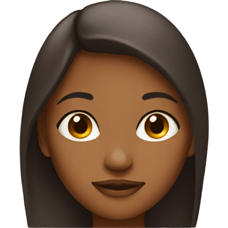 Slighly Brown girl emoji