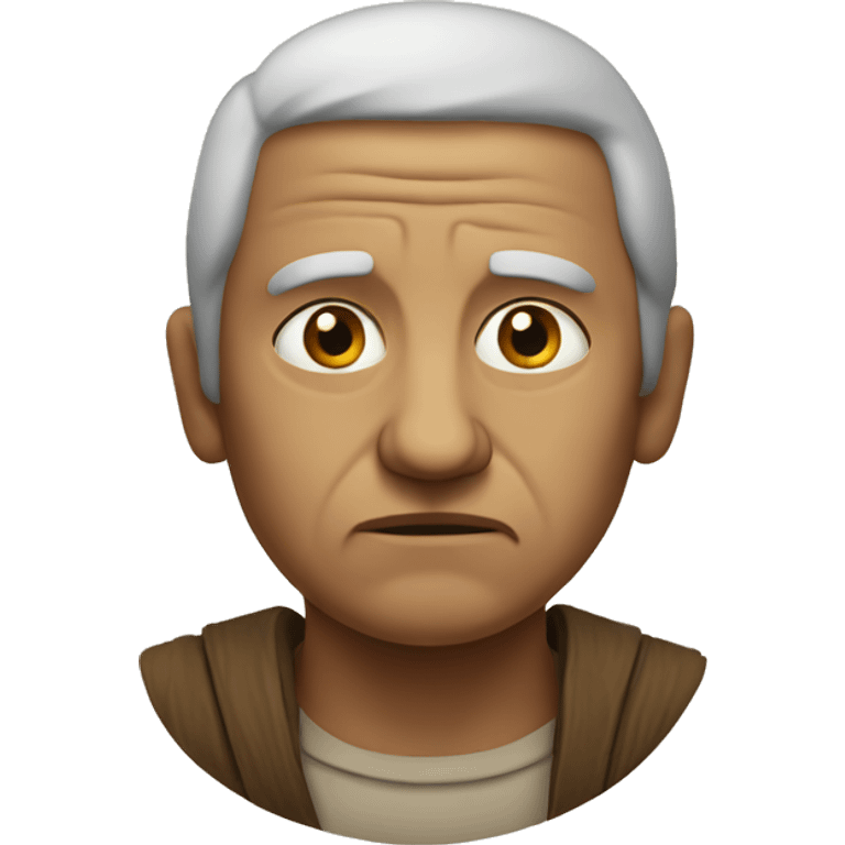 sad ancient stranger emoji