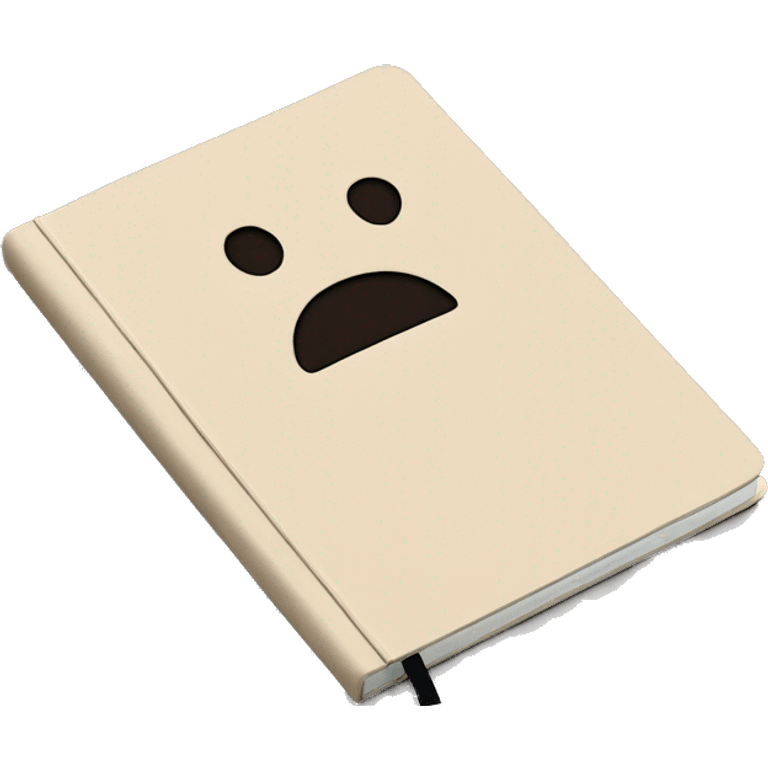 Moleskin Notebook, beige emoji