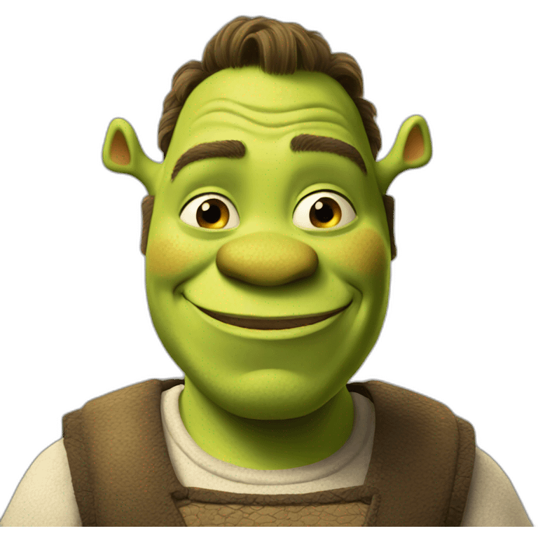 Happy shrek emoji