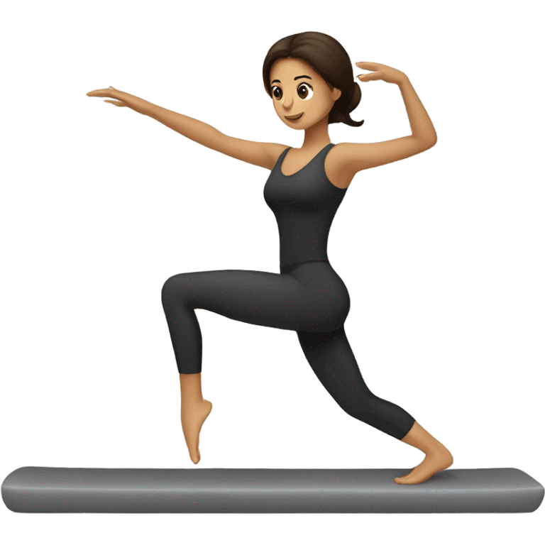 Brunette Pilates emoji