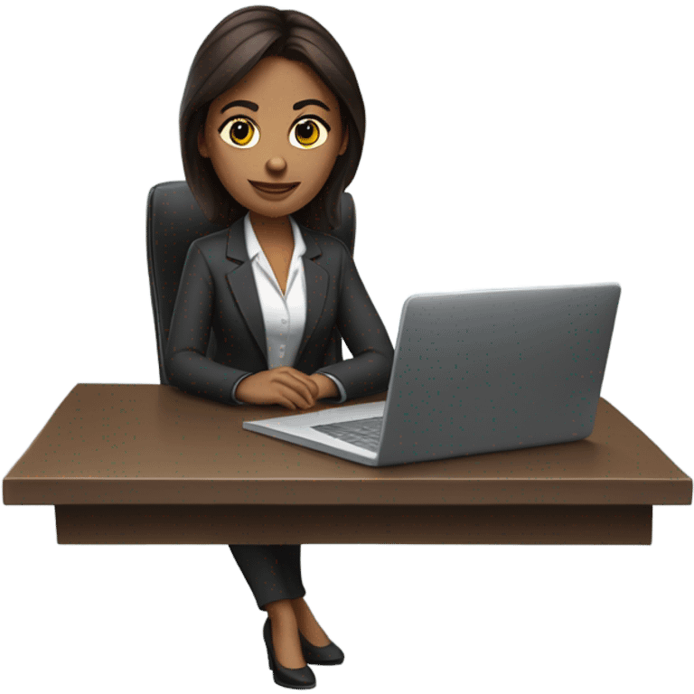 Brunette woman in Human Resources emoji