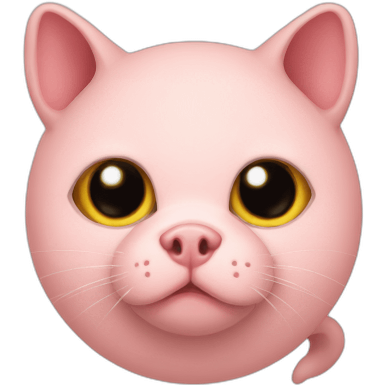 pig cat emoji