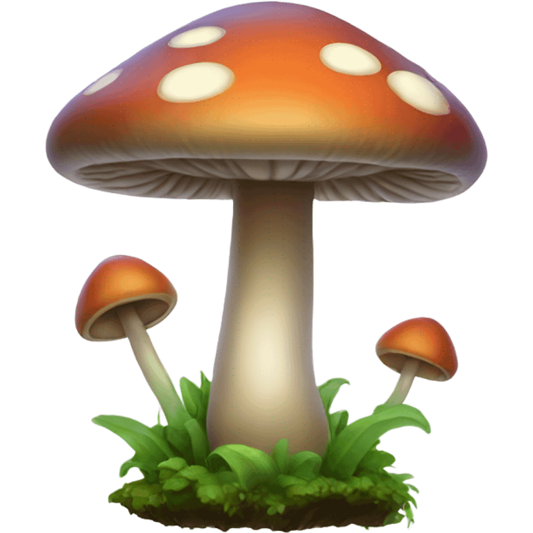 futuristic mushroom emoji