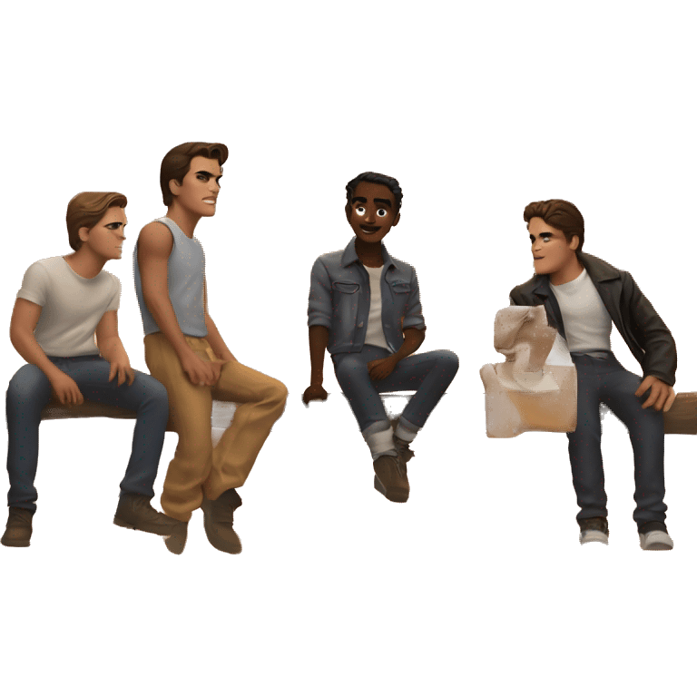 The sunset from the outsiders movie emoji