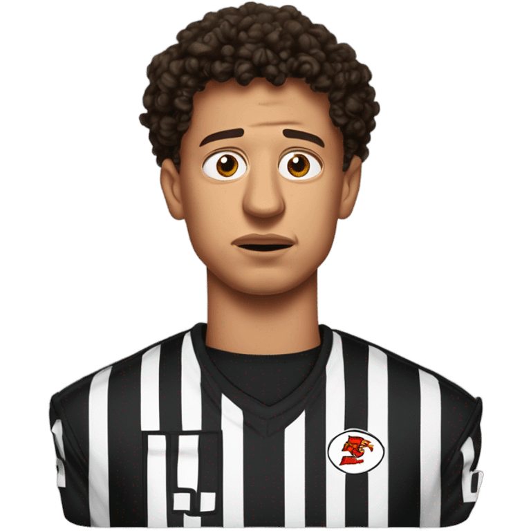 Patrick Mahomes crying to a referee  emoji