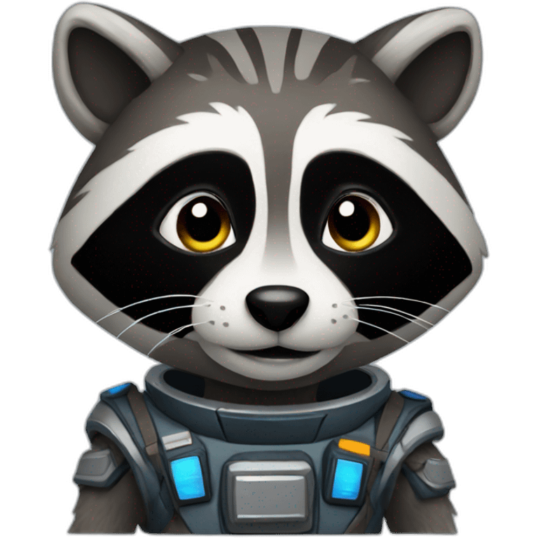 Space-raccoon emoji