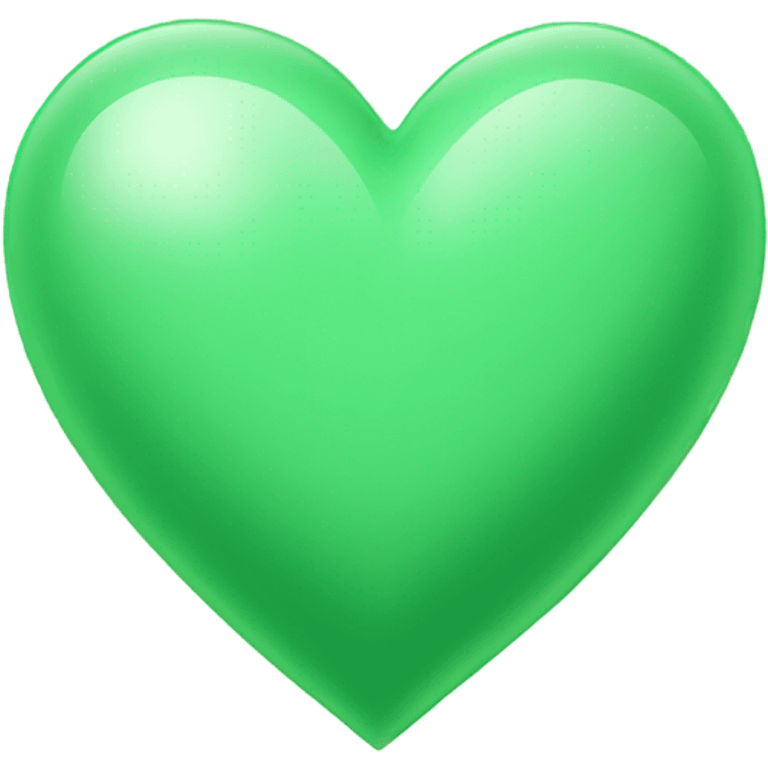 Light green heart  emoji