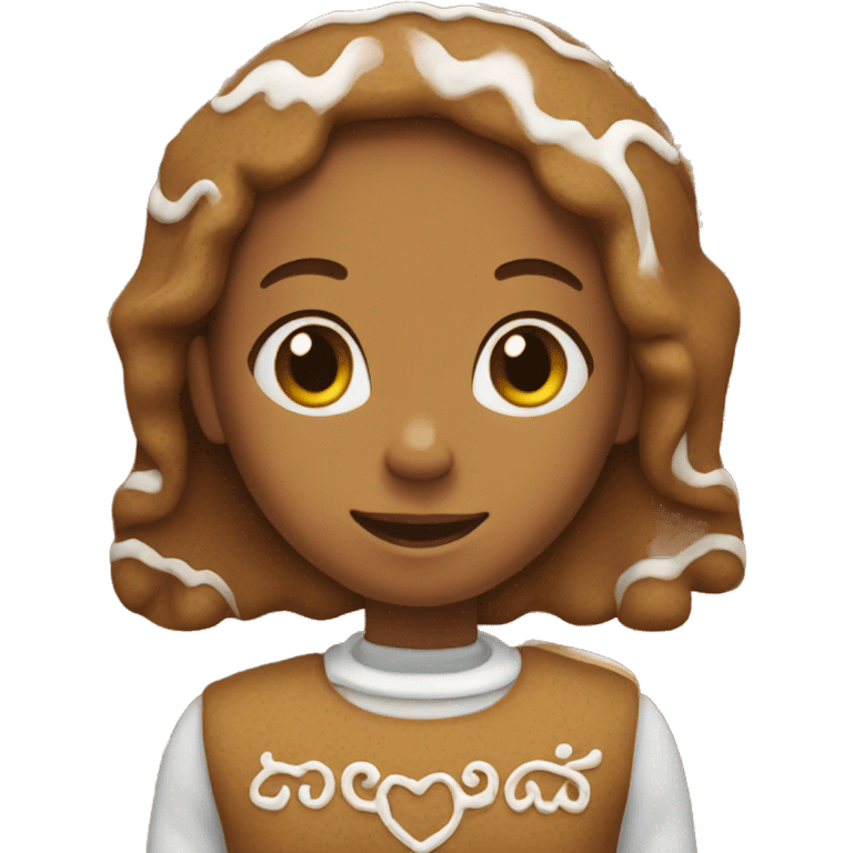 Gingerbread girl  emoji