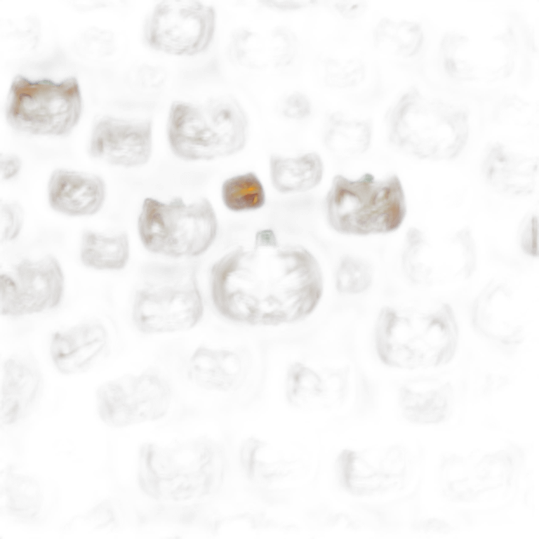 spooky cat jack-o-lantern emoji