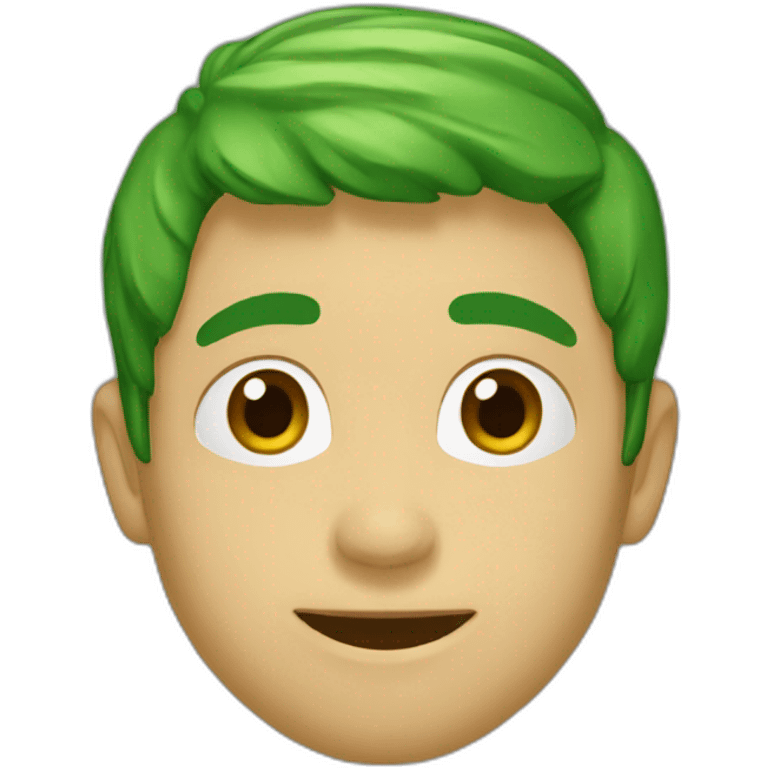 Laço verde emoji