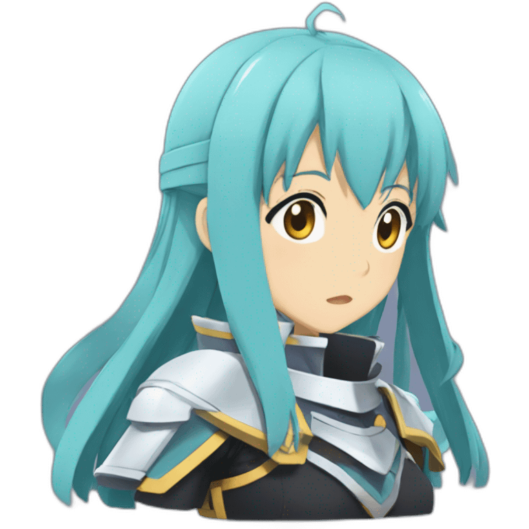 Aqua from Konosuba anime emoji