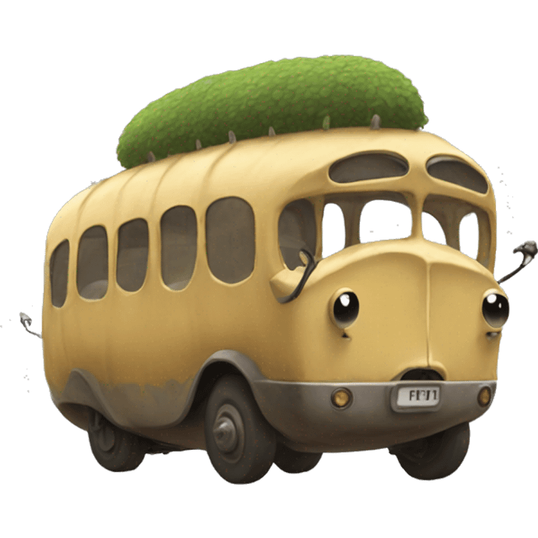 Catbus from My Neighbor Totoro emoji