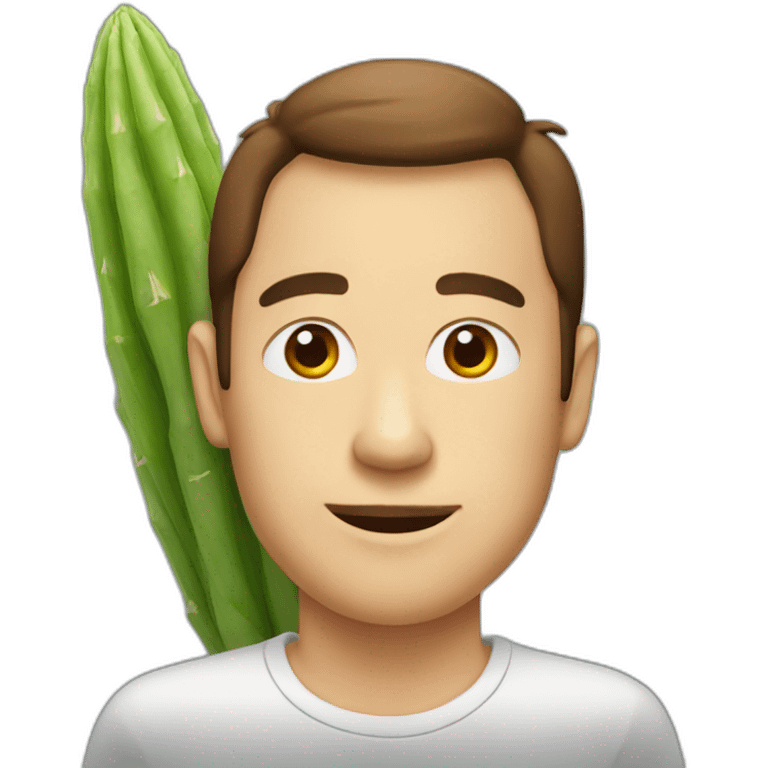 A cassava cartoon emoji