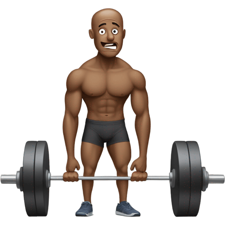 Thin man fitness funny emoji