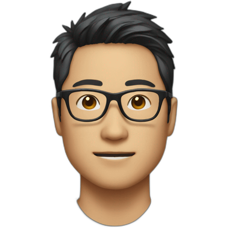 jason chou wearing glasses emoji